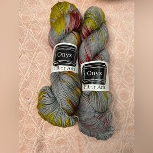 Onyx Fiber Arts yarn